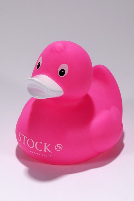 STOCK Badeente // pink